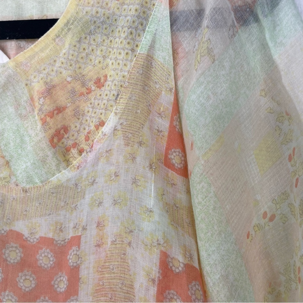 Vintage Patchwork Blouse - image 3